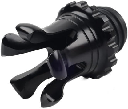 ya 4 8.8.2 Motorcycle Vented King Crown Gas Cap Fuel Tank Black for Harley XL883 Road King