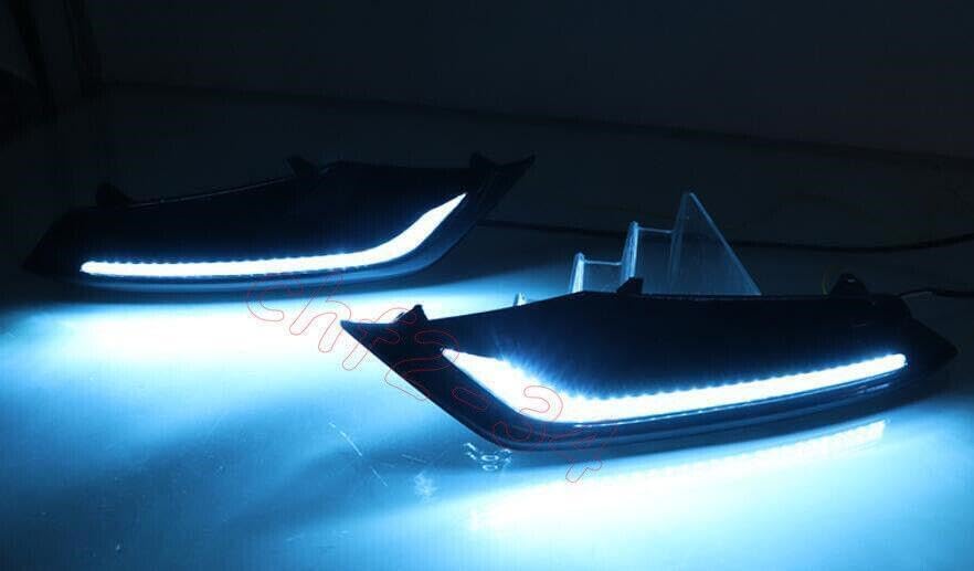 ya 9 10.24 3-color LED front daytime running lights/turn signals for Mazda 3 2019-2023-