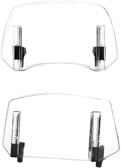 ya 2 8.15 Motorcycle Windshield Deflector - Wind Screen Attachment Clip - On Extension