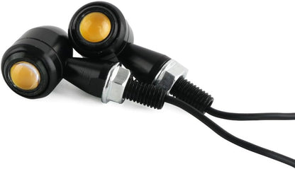 ya 4 8.14 4 Pack Black Motorcycle for Mini Turn Signal Light Flashing LED For Off-Road Bike for Suzuki 