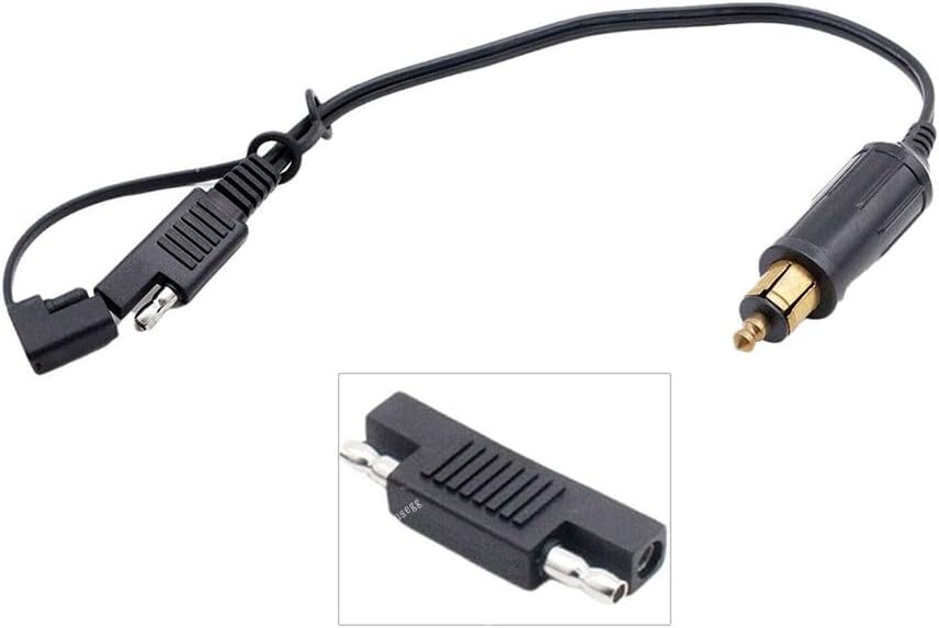 ya 6 8.24 baidi DIN Powerlet Plug to SAE Adapter Connector Cord Cable for BMW Motorcycle