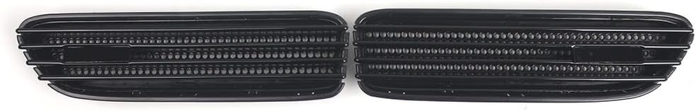 ya 2 8.15 Glossy Black Side Grill Fender Vent Grille for for BMW E46 For M3 2001-2006