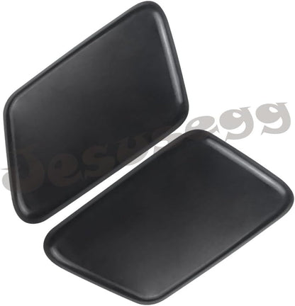 ya 27 10.13 baidi 2X Left+Right Side Front Headlight Washer Cover Black Fits for Volvo S60 2008-2009
