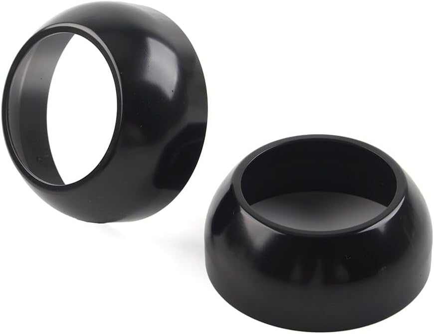 ya 6 8.14 Front Fork Boot Cap Covers 39mm Black Fit for Harley Sportster Dyna FXR FXD