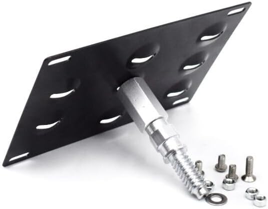 ya 6 8.14 Front bumper towing hook license plate installation bracket suitable for BMW 1 3 5 X5 X6