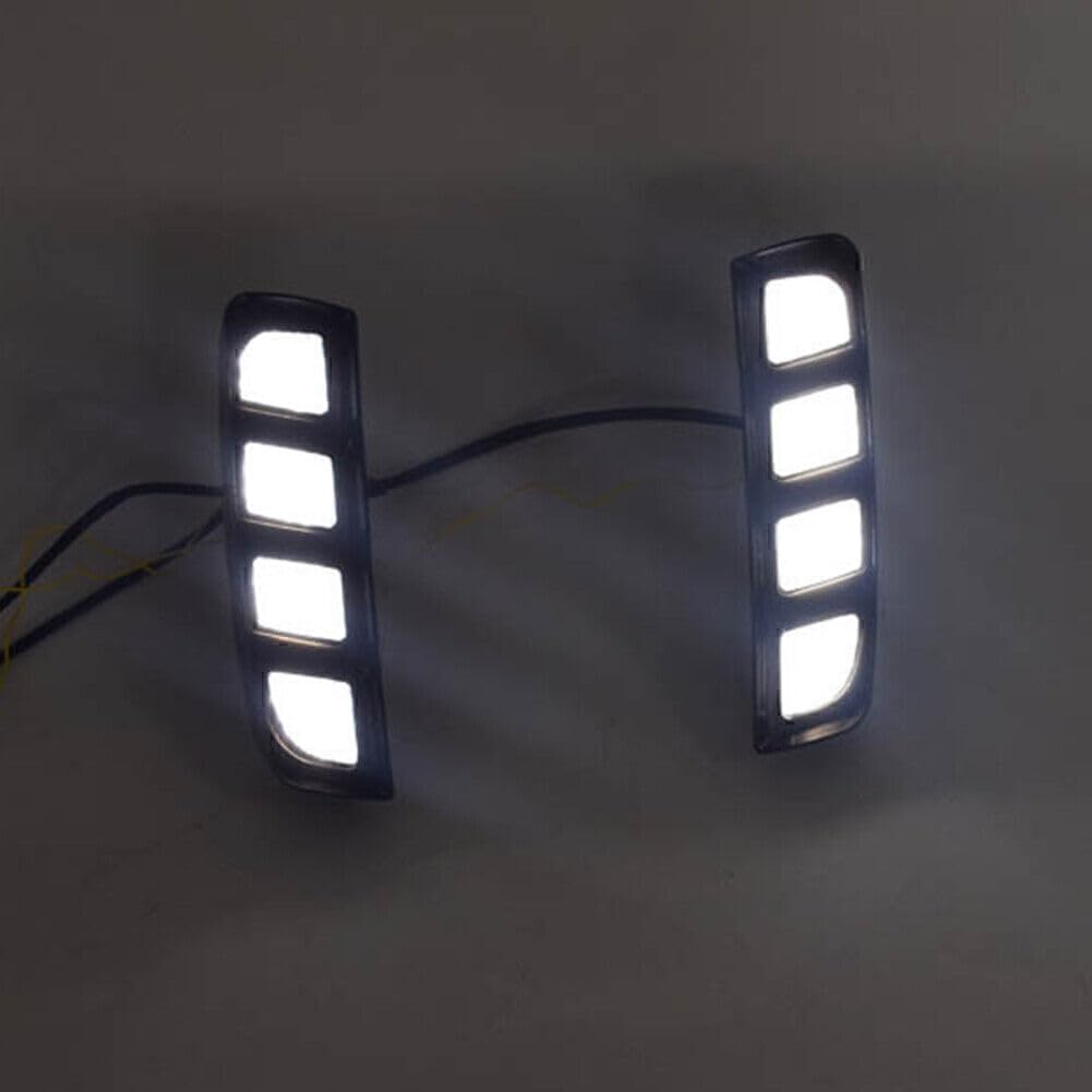 ya 2 8.15 Suitable for Honda Civic 2016-2019 17 R daytime running fog lights with turning LED DRL