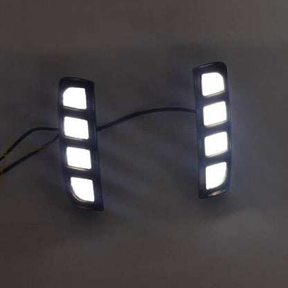 ya 2 8.15 Suitable for Honda Civic 2016-2019 17 R daytime running fog lights with turning LED DRL