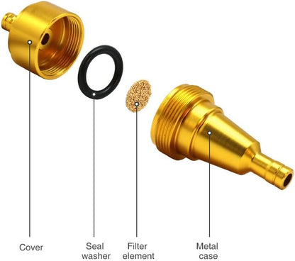 ya 10 9.16 zhengce CNC Aluminum Alloy 6mm Motorcycle Gasoline Filter Modified Filter Element