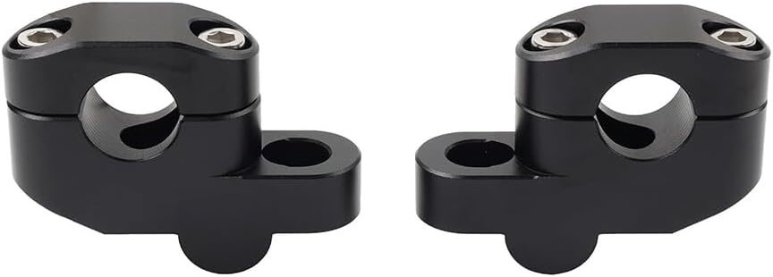 ya 11 9.14 baidi7/822mm Offset Handlebar Clamp Mount Riser Fit for Honda for Suzuki for Yamaha Black