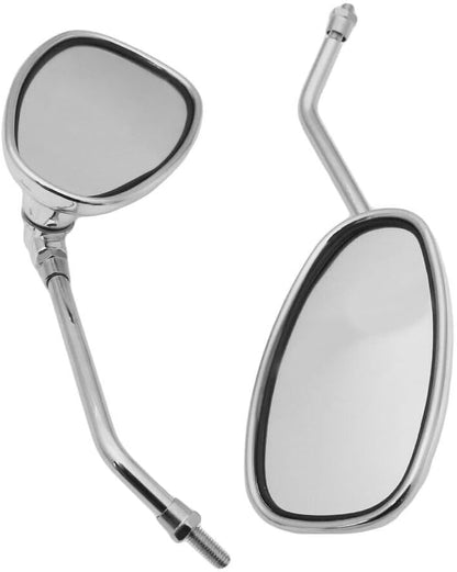 ya 13 9.15 baidi Universal 10mm Chrome Mirrors Pair for Motorcycle Scooter for Harley Indian for Ducati