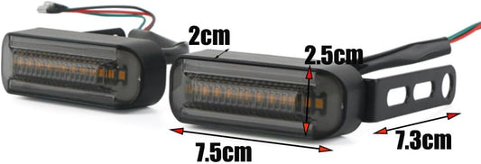ya 4 8.14 Motorcycle LED Turn Signal Flow Light for Harley Dyna Sportster 883 XL1200