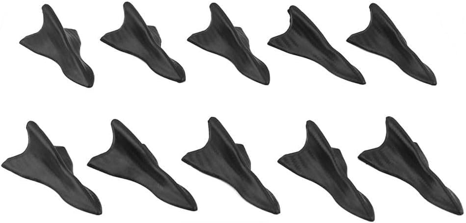 ya 6 8.14 10Pcs Universal Vortex Generator Diffuser Shark Fin Set For Wing Spoiler Perfect