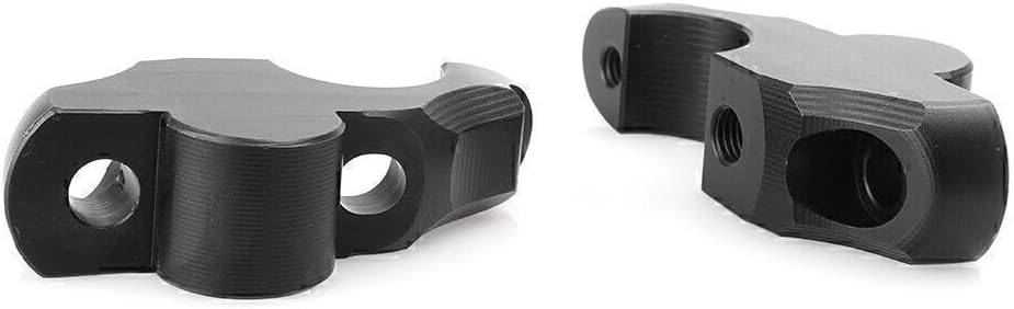 ya 14 9.20 zhengce Handlebar Riser Higher Extend Adapter Black Fit for BMW R NINE T 2014-2016-1