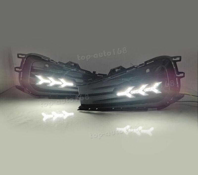 ya 9 10.24 Led Front Daytime Running Lights/Turn Lights Fit for VW for JETTA 2023-24