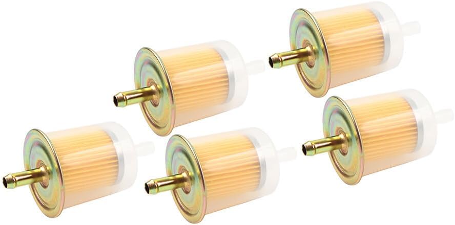 ya 10 9.16 zhengce 5Pcs 3/8 Fuel Filter Industrial Motorcycle Inline Gas Fuel Line