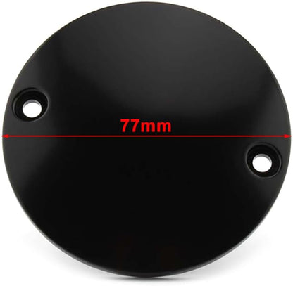 ya 2 8.15 FIT for Harley Timing Ignition Timer 2Hole Chrome Domed Point Cover Softail Bigtwin