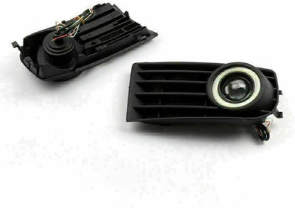 ya 10 9.16 zhengce Front Grilles Angel Eyes Fog Lights Lamps for VW for Golf 5 MK5 Rabbit 2003