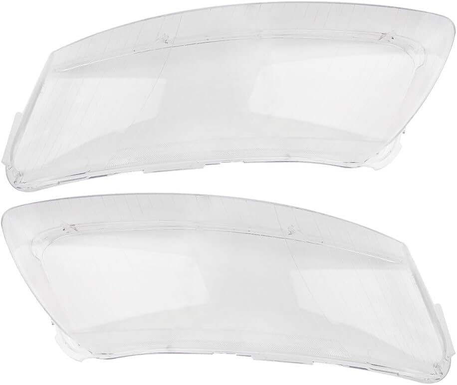 ya 10 9.16 zhengce Left&Right Clear Headlight Lens Lampshade Cover Pair for Audi A6 C6 2006-20