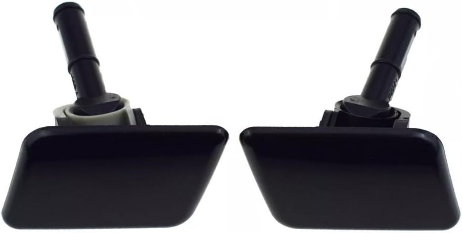 ya 12 10.8 baidi 2Pcs For 2011-2015 I40 Headlight Washer Nozzle Cover Cap Unpainted Left+Right