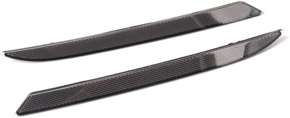 ya 13 9.15 baidi 2*Black Smoked Lens Rear Bumper Reflector Lenses For for Ford for for Mustang 2018-2022