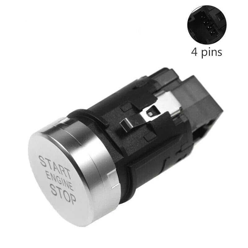 ya 6 8.24 baidi 1* Silver Start Stop Engine Switch Button for Audi Q5 A4 B8 A5 S5 RS5 8K0905217