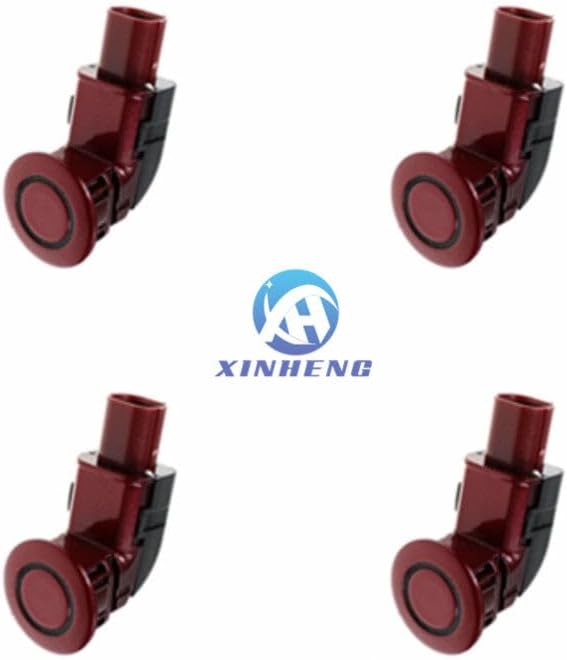 ya 14 9.20 zhengce PDC Parking Sensor 4PCS for Honda 05-09 Odyssey 04-13 CRV Red,39680-SHJ-A6-1