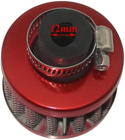 ya 13 9.15 baidi 12mm Cold Air Intake Filter Turbo Vent for Mini Bike Go Kart