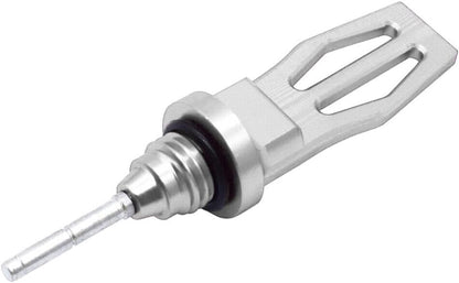 ya 23 10.7 baidi Motorcycle Engine Oil Dipstick Cap Plug CNC Crankcase Oil Level Gauge Silver