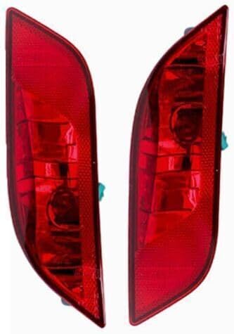 ya 2 8.15 A pair of rear bumper taillight reflectors suitable for Jeep Compass 2017-2022 LH&RH