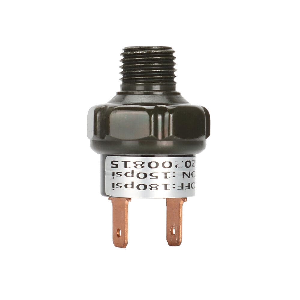 ya 5 8.24 baidi 2pcs 150-180PSI Air Pressure Switch Tank Mount Thread 1/4 NPT for Train Horn US
