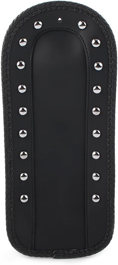 ya 4 8.10 for Harley Softail 84-06 Black PU Leather Rivet Rear Fender Bib Solo for SEAT