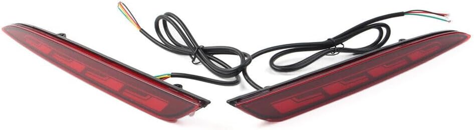 ya 4 8.14 Rear Fog Brake Light Turn Signal Reflector Bumper Light for Tesla Model S 12-22