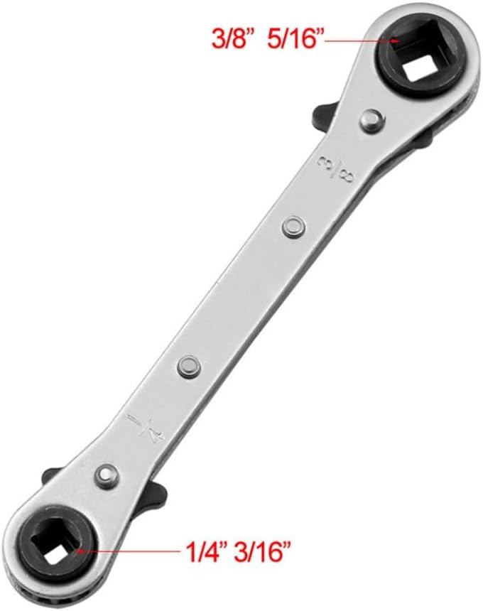 ya 14 9.20 baidi Ratchet Wrench Refrigerant Changer Hand Tools, Namely, Wrenches Double Head-1