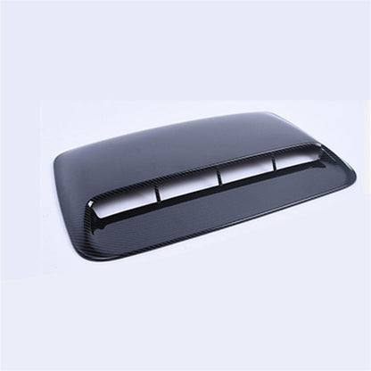 ya 4 8.24 baidi Car Bonnet Hood Scoop Air Flow Intake Vent Cover Decorative Carbon Fiber Look