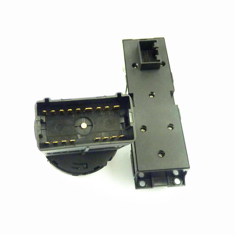 ya 4 8.8.2 Suitable for VW for Jetta for Golf MK4 for Bora Chrome Headlight Main Window Switch 2 Pieces 3BD959857