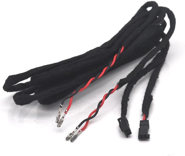 ya 5 8.10 4x Retrofit Door light Cable step courtesy for BMW E87 E90 E60 E63 E70 E91 E92