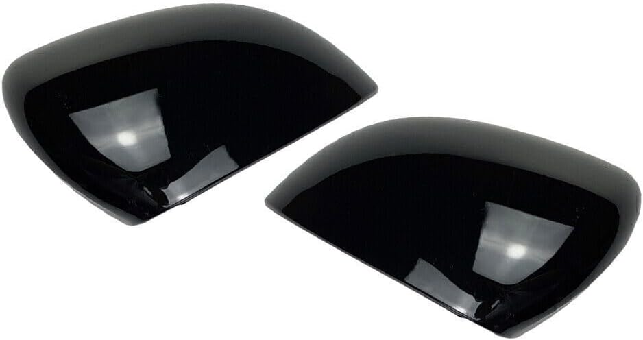 ya 11 9.14 baidifor Mercedes-Benz C-Class W206 Glossy Black 2x Rear View Mirror Cover Trim
