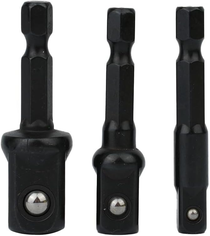 ya 14 9.20 baidi Tool Nut Driver Sockets 3pcs/kit Accessories For Electric Screwdriver Tool-1