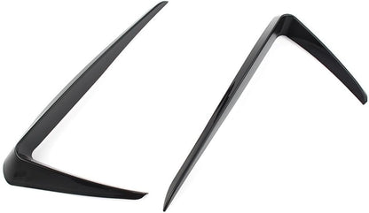 ya 13 9.15 baidi Front Bumper Fog Light Lamp Cover Trim for VW for Golf 7 2013-2016 Glossy Black