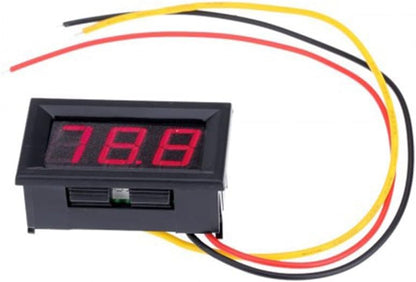 ya 11 9.14 zhengce 0-99.9V Three Wire DC Voltmeter Head LCD Digital Display Three Wire Voltmet