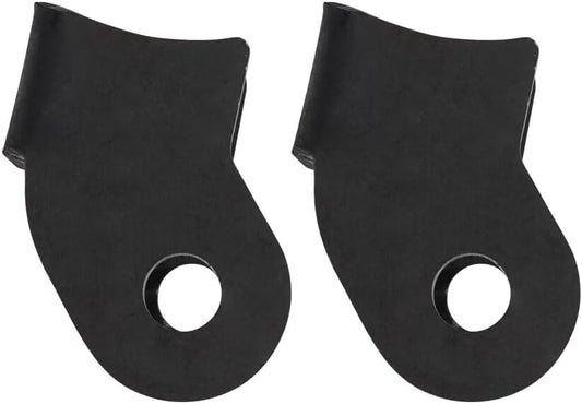 ya 5 8.10 Paired Iron Weld On Shock Bracket Wide Flat Mount R1180 Straight Universal Black