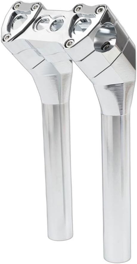 ya 11 9.14 baidiChrome 10 inch Tall Handlebar Risers Pullback 1.5 for Harley 1-1/8'' Clamp