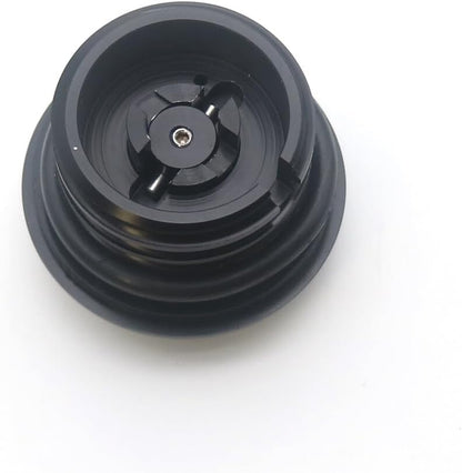 ya 9 10.24 Black Flush Pop Up Reservoir Vented Fuel Tank Gas Cap for Harley Dyna 1982-2010