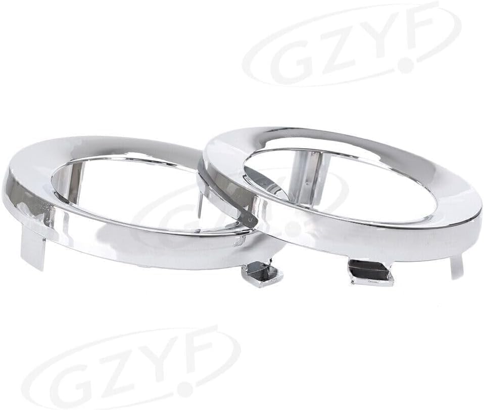 ya 13 9.15 zhengce Front Fog Light Lamp Cover Trim Ring Fit for Subaru Forester 2009-2013 Chro