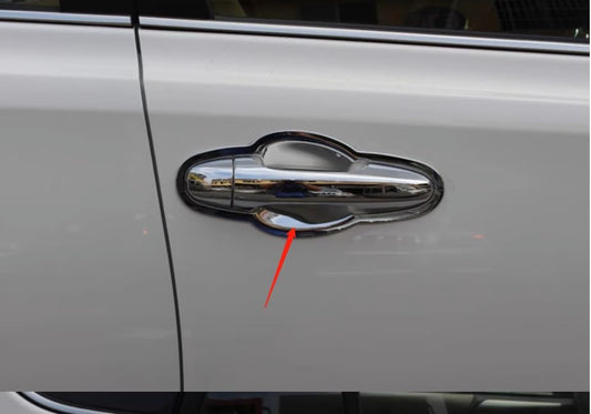 ya 2 8.15 for Toyota RAV4 2013-2018 Black Trim Exterior Side Door Bowl Cover Trim 8P