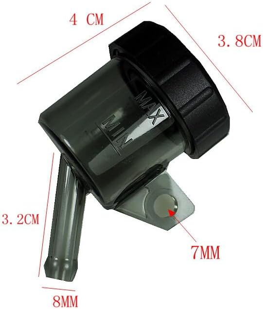 ya 7 8.24 baidi Motorcycle Plastic Brake Clutch Master Cylinder Fluid Reservoir Oil Tank Cap 1PC