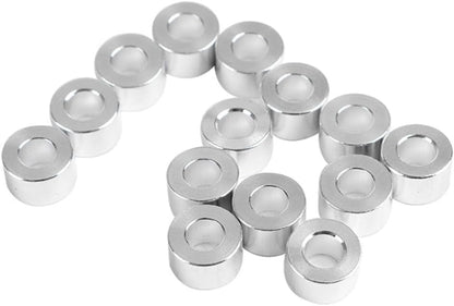 ya 5 8.10 10 Pcs Flat Gasket Sleeve Silver Aluminum Bushing Bushings 3D Printer