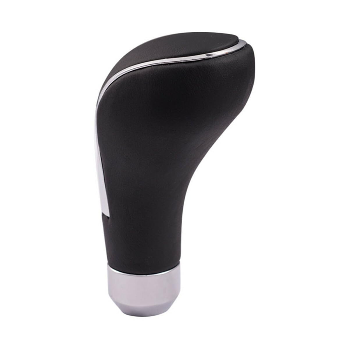 ya 6 8.14 Accessory Black Leather Automatic Manual Car Gear Shift Knob Shifter Lever Kit