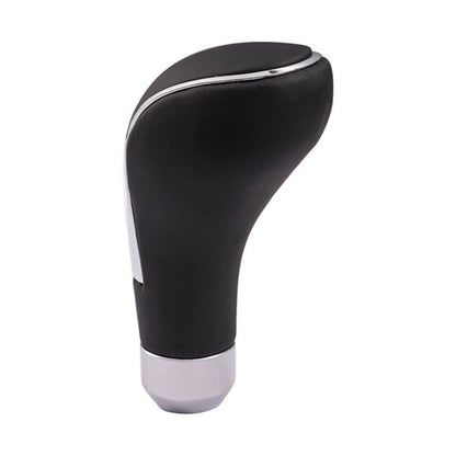 ya 9 10.24 Accessory Black Leather Automatic Manual Car Gear Shift Knob Shifter Lever