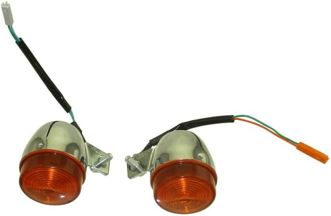 ya 13 9.15 baidi Chrome Steel Turn Signals Indicators for Honda Z50 Monkey Gorilla